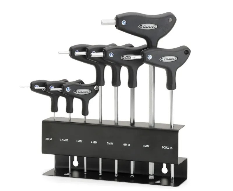 2020 Giant 8 piece Hex Key Allen Key Set in Black