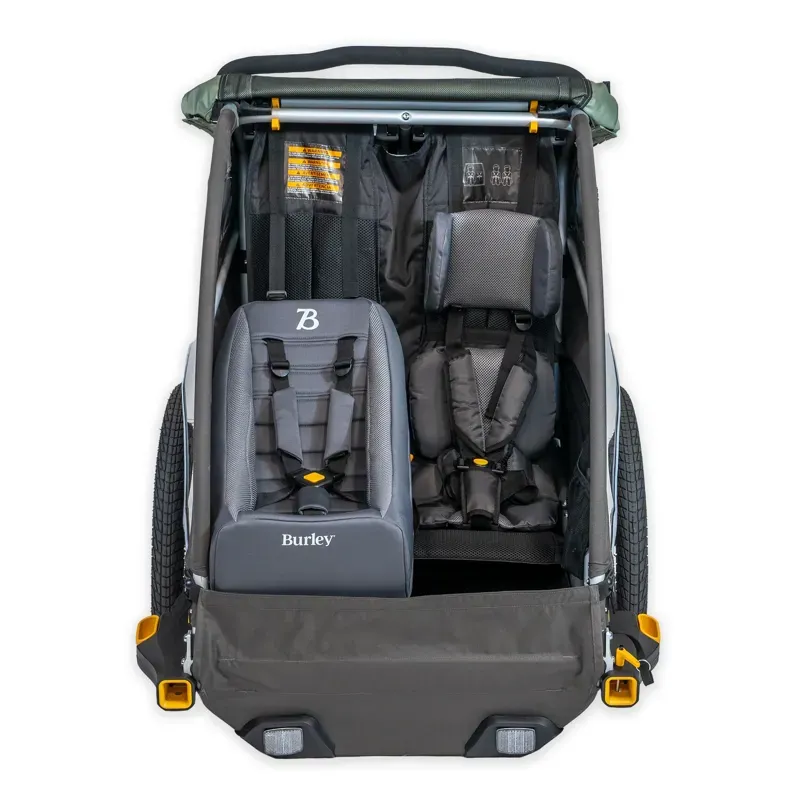 Burley Baby Seat Insert in Grey-3