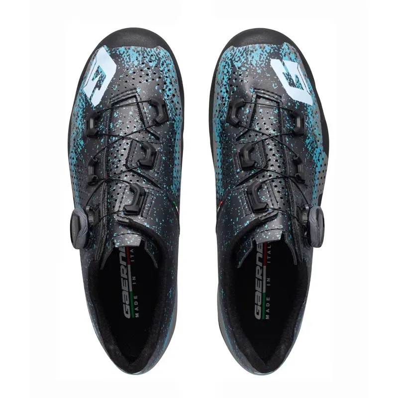 Gaerne G.Lampo Ladies MTB Shoes in Matt Black Grey Azure-2