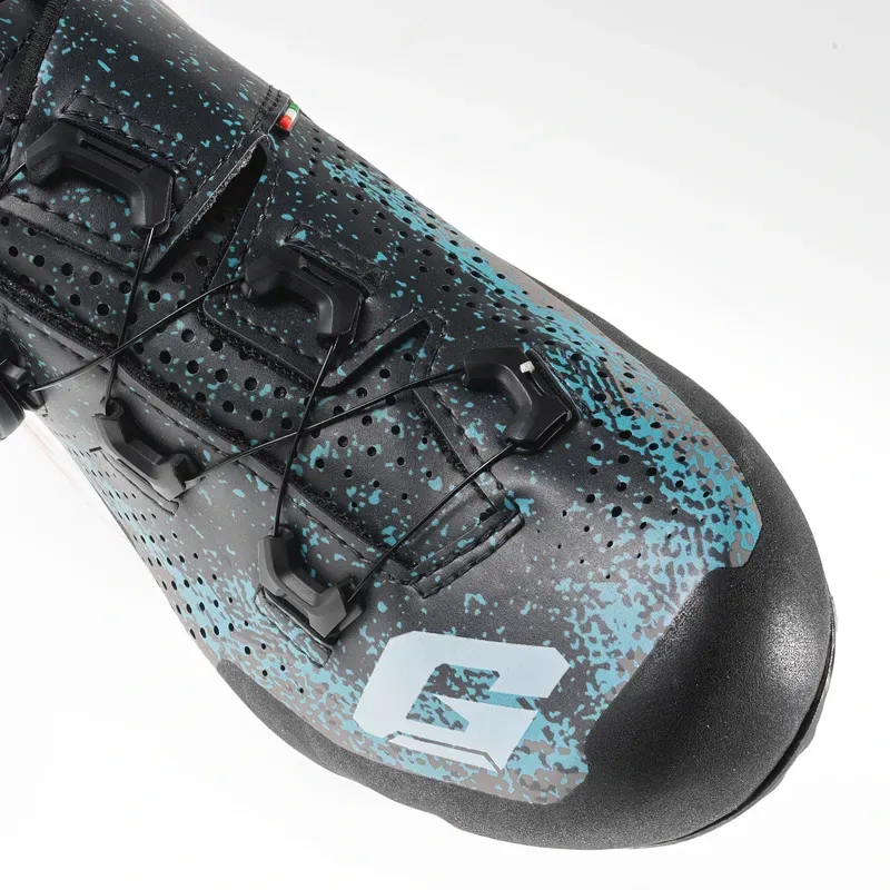 Gaerne G.Lampo Ladies MTB Shoes in Matt Black Grey Azure-5