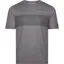 Madison Roam Short Sleeve Perf Mens T-Shirt in Grey