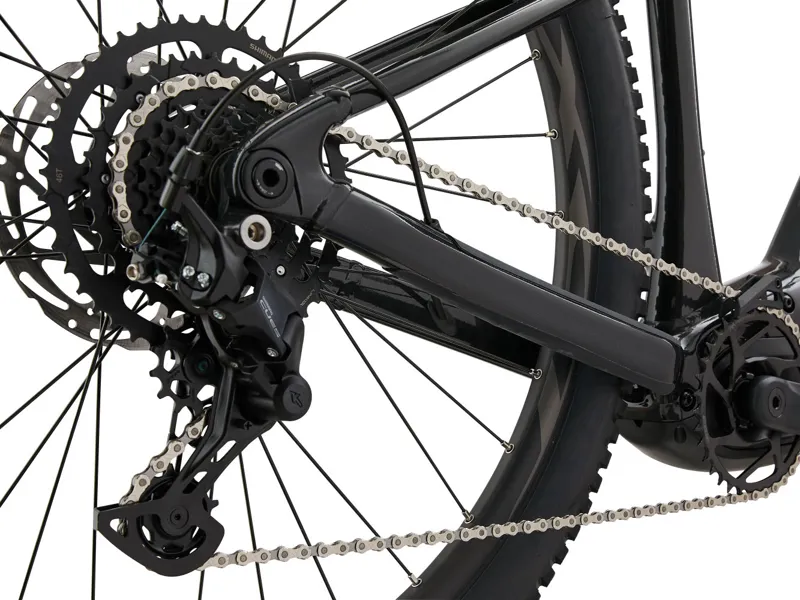 Giant Fathom E+ 625Wh E-Mountain Bike In Gloss Gunmetal Black-5