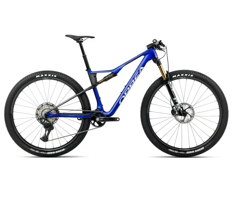 Orbea Oiz M-Pro Mountain Bike In Cobalt Blue Gloss/Carbon Raw Matt