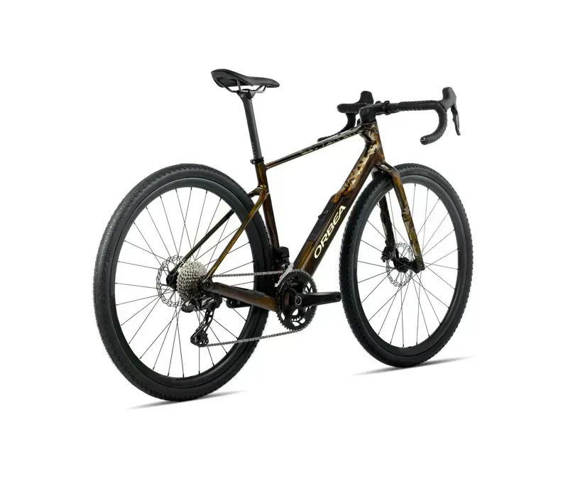 Orbea Terra M21eTEAM 1X Gravel Bike in Caramel Carbon View Gloss-2