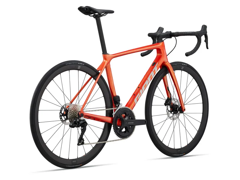 Giant TCR Advanced Disc 1+ Performance Road Bike in Helios Orange-1