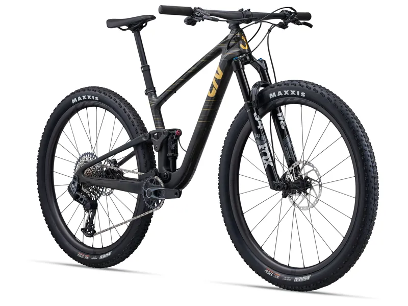 Liv Pique Advanced 29 1 Mountain Bike In Gloss Raw Carbon/Matte Raw Carbon/Chrome-1