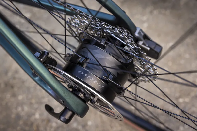 Giant Defy Advanced E+ Elite AR E-Road Bike In Matte Kelp Forest-5