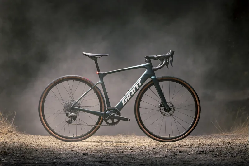 Giant Defy Advanced E+ Elite AR E-Road Bike In Matte Kelp Forest-8