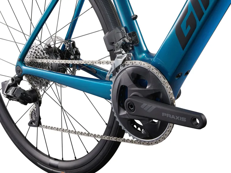 Giant Defy Advanced E+ Elite 2 E-Road Bike In Gloss Sea Sparkle-5