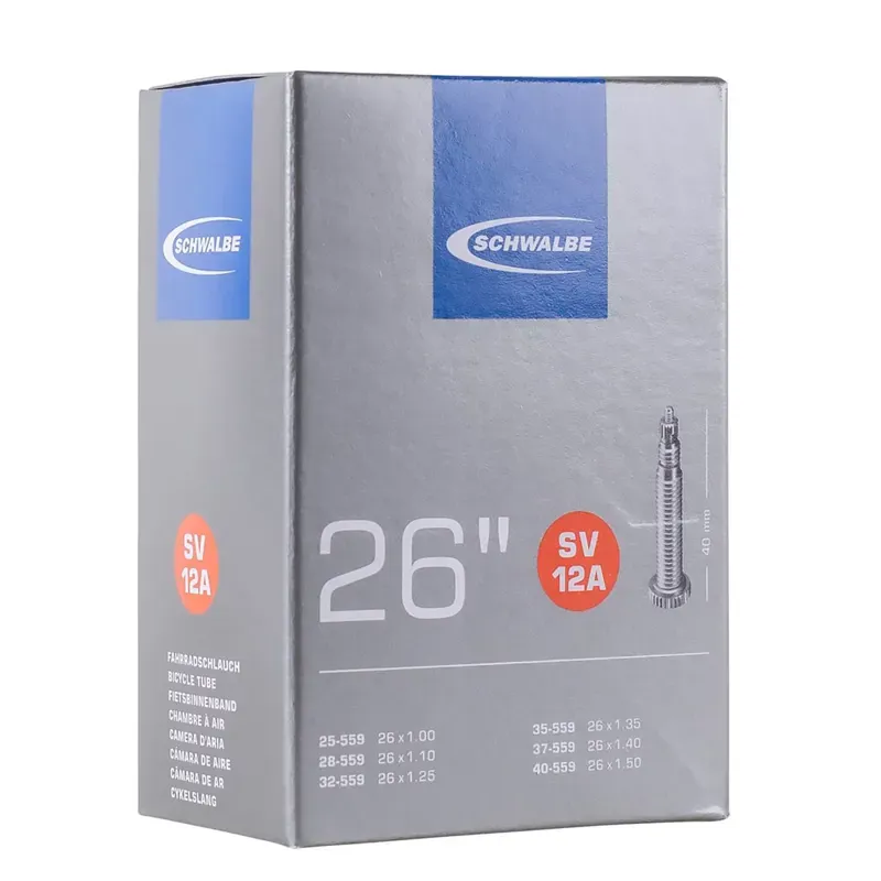 Schwalbe Presta Valve Inner Tube in Black-1