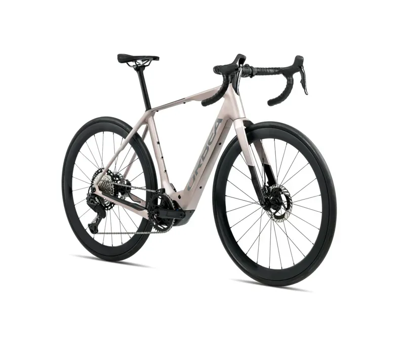Orbea Denna M30 E-Road Bike In Nickel Matt/Carbon Raw Gloss-1