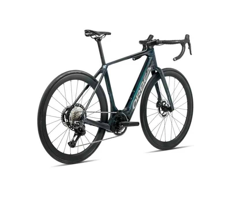 Orbea DENNA M20i E-Road Bike In Escape Green Gloss/Foggy Matt-2