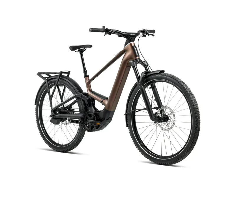 Orbea Muga 20 E-Hybrid In Metallic Rust/Diamond Black Matt-1